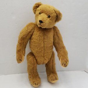 Big Vintage Antique Hump Back Mohair Tall Teddy Bear 19" Decor Display Bedroom